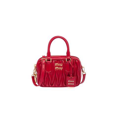 red miu miu luggage bag|red miu duchesse bags.